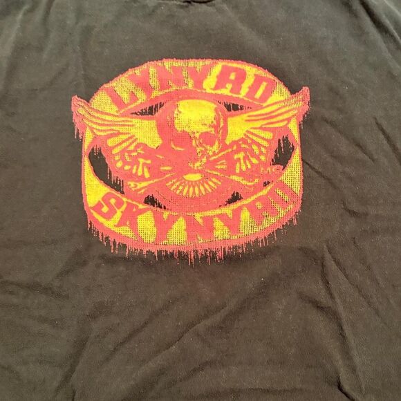Vtg. Men's Black Lynyrd Skynyrd Band T-shirt Size XL - Picture 2 of 5